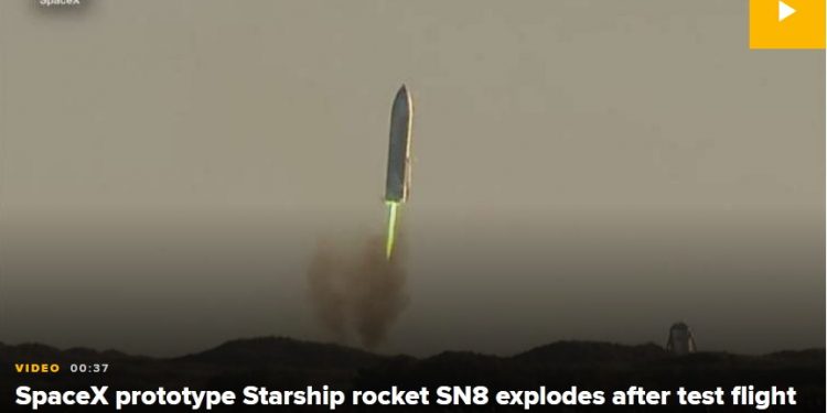 SpaceX Rocket Prototype Bursts Into Fire during Landing but Mission was a Success